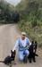 Danka De Oquiman junto a su abuelo materno Búnker De Oquiman