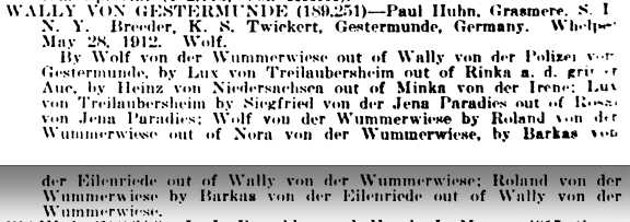 Wally (von Geestemünde)  (Gestermunde) (1912)